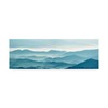 Trademark Fine Art James Mcloughlin 'Misty Mountains X' Canvas Art, 10x32 WAG10099-C1032GG